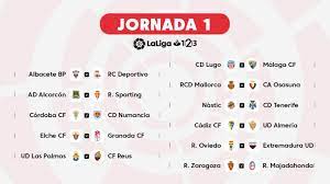 the fixtures for laliga 1 2 3 2018 19