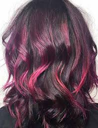 A red purple hair is a rich, vivid hair color that's a mixture of red and purple tones, leaning more on the red side. 20 Pretty Purple Highlights Ideas For Dark Hair