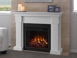 real flame hillcrest white electric