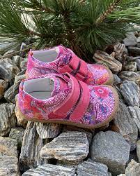KOEL4kids - DANNY FANTASY FUCHSIA FLOWERS | Happy Barefeet | eshop s obuví  stylu BAREFOOT pro děti i dospělé