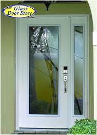 Modern Front Door With Glass Insert And