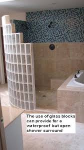 Glass Block Bath Designs Austin