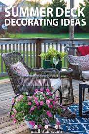 summer deck decorating ideas small