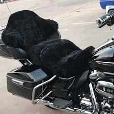 sheepskin motorcycle seat covers custom