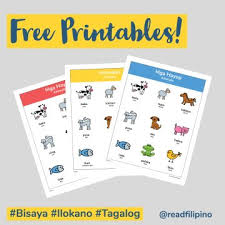 Free Animal Chart Printables Read Filipino