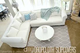 Dropcloth Sofa Sectional Slipcover
