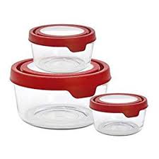 Round Glass Food Containers