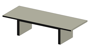 conference table 3d in revit library