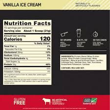 optimum nutrition gold standard vanilla
