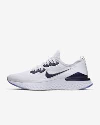 Featuring comfortable flynit uppers in black sat ontop the light but durable nike react sole. Purchase Nike Epic React Flyknit 2 Men S Running Shoe White White Black Racer Blue Up To 71 Off