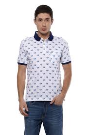 Allen Solly T Shirts Allen Solly White T Shirt For Men At Allensolly Com