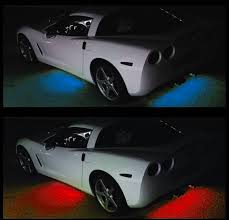 C5 C6 C7 Corvette 1997 2014 Led Under Car Glow Lighting Kit 4 Pieces Corvette Mods