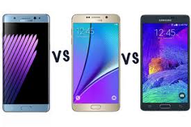 Samsung Galaxy Note 7 Vs Note 5 Vs Note 4 Whats The Differenc