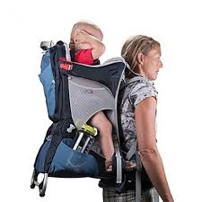 a baby carrier for hiking or a