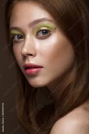green makeup beauty