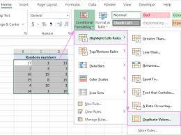 remove duplicate cells in excel