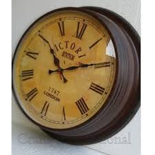 Brown Og Vintage Wall Clock Size