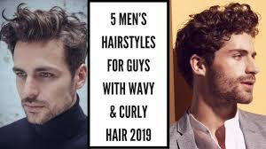 Unlike straight, thick or wavy hair, good hairstyles for men with curly hair can be hard to cut, difficult to work with, frizzy and unruly, and tough to keep the way you want throughout the day. 5 Men S Hairstyles For Guys With Wavy And Curly Hair Men S Hair 2020 Youtube