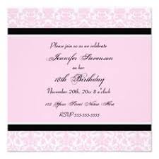 Maeren's debut invitation by cesmendoza on deviantart. 7 18th Birthday Party Invitations And Ideas Pink And Black 18th Birthday Party Birthday Party Invitations Invitations