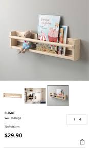 Wall Holder Storage From Ikea Flisat