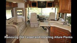 remove old rv carpet replace with