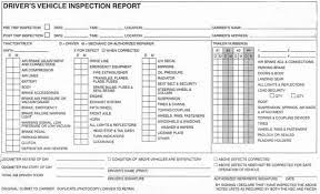 pre trip inspection form