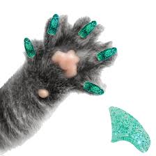 120 pack emerald glitter soft nail caps