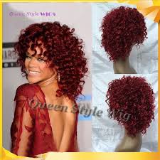 How to do pin curls for big, loose curls. Rihanna Hairstyle Wigs Red Wine Color Pin Curl Perm Curly Wave Synthetic Hair Wig Salon Full Cap Hair Wigs Free Shipping H0355b Cap Protector Wig Hairwig Cap Aliexpress
