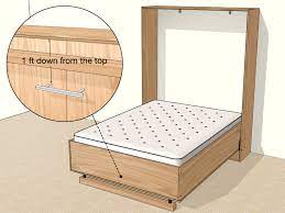 simple ways to build a wall bed with
