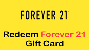 how to redeem forever 21 gift card