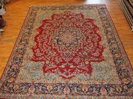 persian kerman overall semi antique red