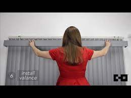 cordless vertical blinds tutorial