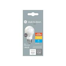 Ge Dusk To Dawn 60 Watt Eq A19 Soft White Led Light Bulb In The General Purpose Led Light Bulbs Department At Lowes Com