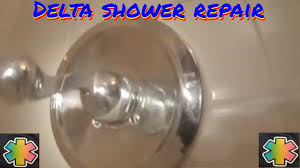 delta single handle shower faucet