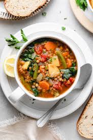 hearty vegan lentil soup a delicious