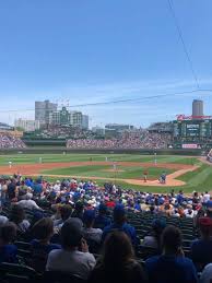 Wrigley Field Section 215 Home Of Chicago Cubs