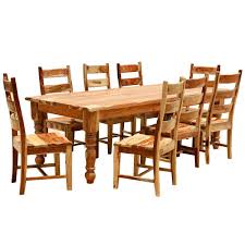 As such, it should be chosen to suit your family's needs and the overall style of your home. Rustic Solid Wood Farmhouse Dining Room Table Chair Set