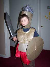 A huge amount of roman soldier costumes are available on the market to purchase or hire. The Cardboard Crafter Project Ideas Roman Soldier Costume Roman Soldier Costume Soldier Costume Roman Costume