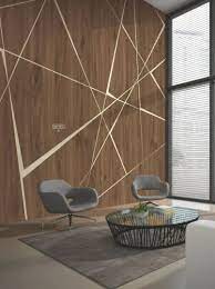 Oak Wood Brown Wall Covering Laminate