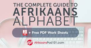 Learn The Afrikaans Alphabet With The Free Ebook