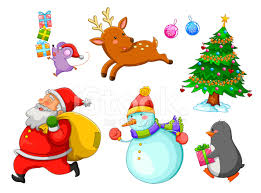Each in a separate layer for easy editing. Christmas Cartoons Stock Vector Freeimages Com