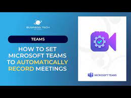automatically record meetings
