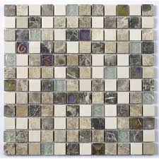 Emperor Cream Glass Stone Mix Mosaic