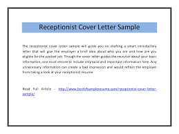 Healthcare Medical Resume Receptionist Free Sample Medical Resume Cover Letter Templates