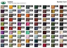 valdani thread color card chart