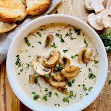 healthy mushroom soup aubrey s kitchen