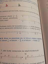 Jakie liczby zaznaczono na osiach liczbowych? - Brainly.pl