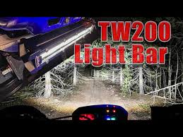 yamaha tw200 custom ed led light