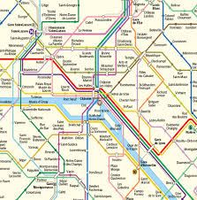 paris metro map subway travel guide
