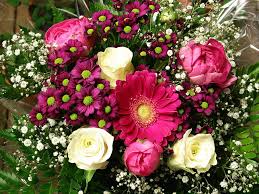 pink and yellow flowers bouquet